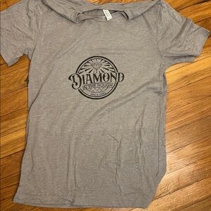 Gray Graphic T-Shirt Diamond in the rough